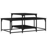 Coffee Table Black 102x60x45 cm Engineered Wood 835314