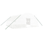 Greenhouse with Steel Frame White 36 m² 6x6x2.85 m 3188117
