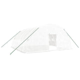 Greenhouse with Steel Frame White 36 m 6x6x2.85 m 3188117