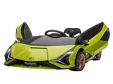Lamborghini Sian Licensed 12V Kids Electric Ride On Car 2 Motors Toy Car with Remote Control Music T3398P348292