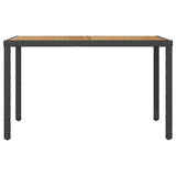 Outdoor Table Black and Brown 46450
