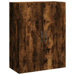 Wall Mounted Cabinets 2 pcs Smoked Oak Engineered Wood 3197894