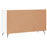 Sideboard High Gloss White 100x36x60 cm Engineered Wood 828142