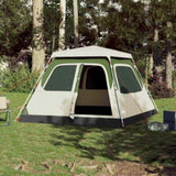 Family Tent Dome 6-Person Green Quick Release 4004233