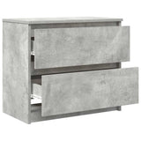 TV Cabinet Concrete Grey 60x35x54 cm Engineered Wood 861781