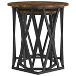 ZNTS Side Tables 2 pcs Smoked Oak Engineered Wood 868263