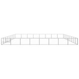 Dog Kennel Silver 72 m Steel 3082191