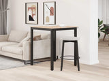 Bar Table Natural 70 x 70 x 105 cm Solid Pine Wood 892799