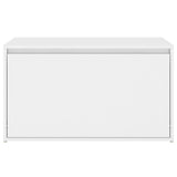 808666 Hall Bench 80x40x45 cm White Engineered Wood