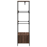 Wardrobe Brown Oak 90x50x180 cm Engineered Wood 848673