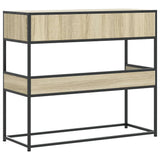 Console Table Sonoma Oak 90x35x80 cm Engineered Wood 849175