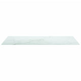 Table Top White Tempered Glass Medium Durable Coffee Table Top 322258