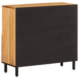 Side Cabinet 80x33x75 cm Solid Wood Acacia 356882