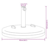 Parasol Base with Handles for 38 / 48 mm Poles 25 kg Round 4007986