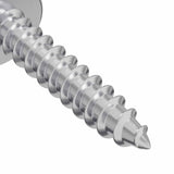 Wood Screws 10976 pcs Silver Steel 864525