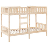 Bunk Bed 90x200 cm Solid Wood Pine 3308601