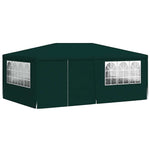 Professional Party Tent with Side Walls 4x6 m Green 90 g/m 48538