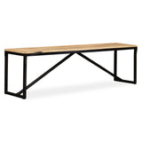 Bench Solid Mango Wood 160x35x45 cm 244904