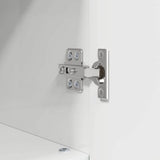 Bathroom Cabinet with Storage High Gloss White 30 x 35 x 95 cm 883318