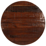 Table Top 80x2.5 cm Round Solid Wood Reclaimed 370042