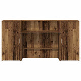 Reception Desk Old Wood 200x50x103,5 cm Engineered Wood 3324221