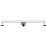 Shower Drain 2-in-1 with 360&deg Siphon Silver 90 cm 42015965