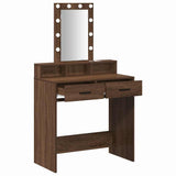 Dressing Table Brown 79 x 41 x 140 cm Engineered wood 865169