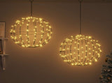 Ball 2 pcs Warm white 50 x 50 x 52 cm Metal 320 LEDs 42019111