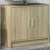 Sink Cabinet Sonoma Oak 63x29x55 cm Engineered Wood 848096
