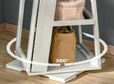360&deg Swivel Jewellery Cabinet, Free Standing Full Length Mirror with Storage, Lockable Jewellery T3398P344740
