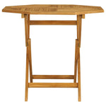 5 Piece Garden Dining Set Solid Teak Wood 3059582
