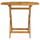 5 Piece Garden Dining Set Solid Teak Wood 3059582