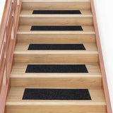 Stair Mats Self-adhesive 30 pcs 76x20 cm Black Rectangular 3365723