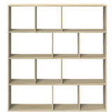 Book Cabinet Sonoma Oak 132x29x141,5 cm Engineered Wood 3310309