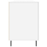 Desk White 140x50x75 cm Engineered Wood 829564