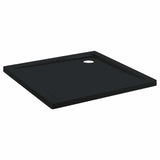 Shower Base Tray with Dots 90 x 90 x 4 cm ABS Black 42033513