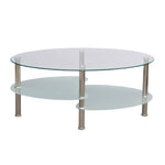 ZNTS Coffee Table with Exclusive Design White 240508