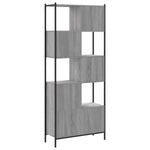 ZNTS Bookcase Grey Sonoma 72x28x172 cm Engineered Wood 3213655