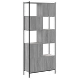 ZNTS Bookcase Grey Sonoma 72x28x172 cm Engineered Wood 3213655