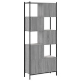 Bookcase Grey Sonoma 72x28x172 cm Engineered Wood 3213655
