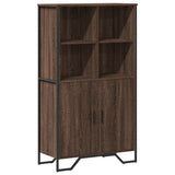 Highboard Brown Oak 79.5x35.5x137.5 cm Engineered wood 3295311