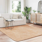Shaggy Rug High Pile NAVARRA Beige 200x200 cm Polyester 4102877