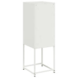Highboard White 36x39x107 cm Steel 846535