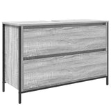 Bathroom Basin Cabinet with Drawers Grey Sonoma 90x34.5x60 cm 861880