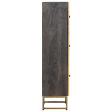 Highboard Brass 35 x 30 x 120 cm 42020073