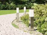 Bollard Lights with Sensor&Outlet 3 pcs 50 cm Stainless Steel IP44 4006066