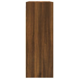 ZNTS Hanging Wall Cabinet Brown Oak 69.5x32.5x90 cm 817401