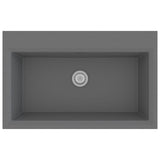 ZNTS Kitchen Sink Grey 790x500x193 mm Granite 147054