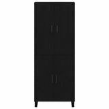 Highboard Black Oak 69.5 x 34 x 180 cm Engineered Wood 3333109