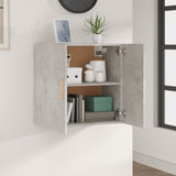 Wall Cabinet Concrete Grey 60x30x60 cm Engineered Wood 812892
